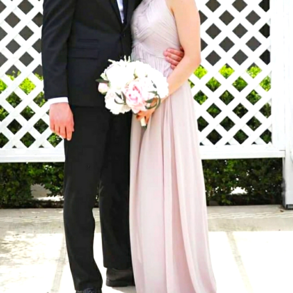 Lavender Cream Bridesmaid Dress
